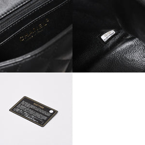 CHANEL シャネル ミニマトラッセ16 Sフラップ Sチェーンショルダーバッグ 31番台 ココマーク ラムスキン ブラック 中古 4a007109