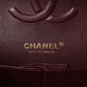 新品未使用 CHANEL シャネル マトラッセ25 Wフラップ Wチェーンショルダーバッグ 31番台 ココマーク キャビアスキン ブラック 中古 4a007110