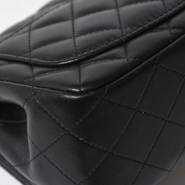 CHANEL シャネル ミニマトラッセ16 Sフラップ Sチェーンショルダーバッグ 31番台 ココマーク ラムスキン ブラック 中古 4a007109