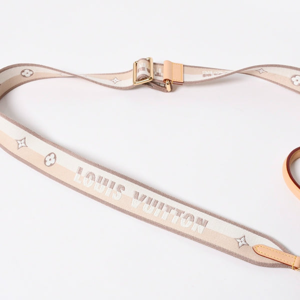 新品未使用 LOUIS VUITTON ルイヴィトン ショルダーバッグ スピーディバンドリエール20 M46222 レザー PVC ブラウン ゴールド金具 中古 4a006999