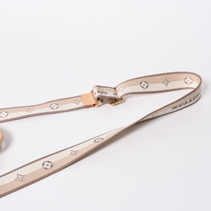 新品未使用 LOUIS VUITTON ルイヴィトン ショルダーバッグ スピーディバンドリエール20 M46222 レザー PVC ブラウン ゴールド金具 中古 4a006999