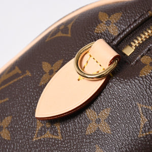 新品未使用 LOUIS VUITTON ルイヴィトン ショルダーバッグ スピーディバンドリエール20 M46222 レザー PVC ブラウン ゴールド金具 中古 4a006999
