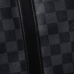 LOUIS VUITTON ルイヴィトン キーポルバンドリエール55 ボストンバッグ N41413 ダミエグラフィット ブラック 美品 中古 4a007003