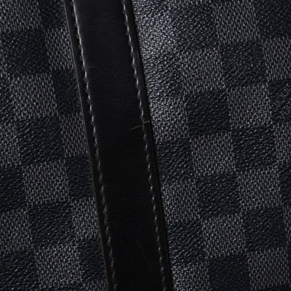 LOUIS VUITTON ルイヴィトン キーポルバンドリエール55 ボストンバッグ N41413 ダミエグラフィット ブラック 美品 中古 4a007003