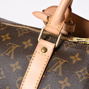 新品同様 LOUIS VUITTON ルイヴィトン キーポル50 ボストンバッグ M41426 PVC レザー モノグラム FL0053 ゴールド金具 中古 4a007117