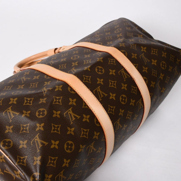 新品同様 LOUIS VUITTON ルイヴィトン キーポル50 ボストンバッグ M41426 PVC レザー モノグラム FL0053 ゴールド金具 中古 4a007117