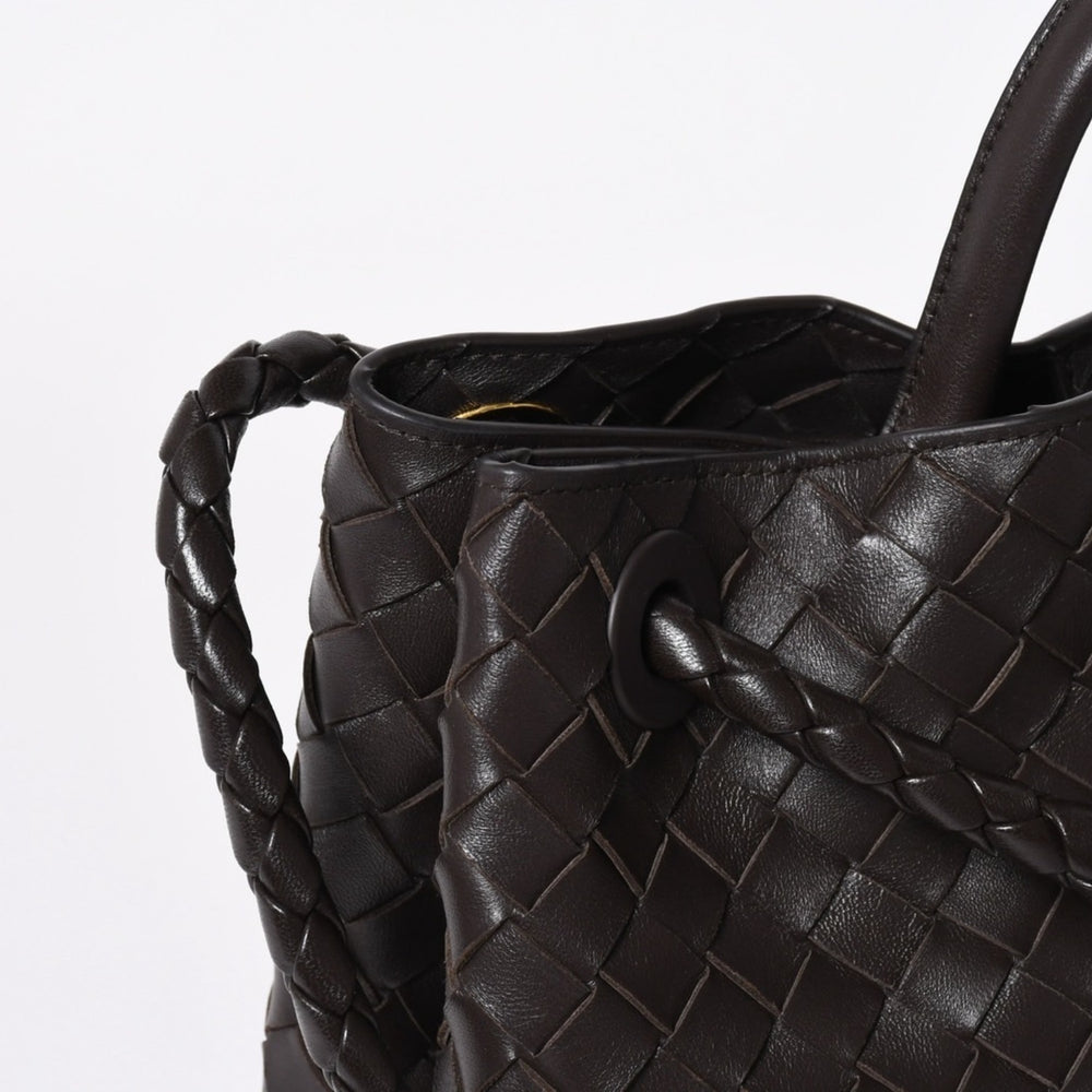 Very good condition BOTTEGAVENETA Bottega Veneta Andiamo handbag shoulder bag 766014 Intrecciato used 4a006947
