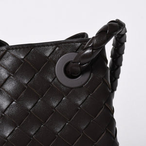 新品同様品 BOTTEGAVENETA ボッテガヴェネタ アンディアーモ ハンドバッグ ショルダーバッグ 766014 イントレチャート 中古 4a006947