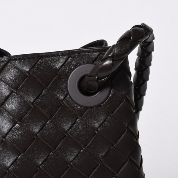 新品同様品 BOTTEGAVENETA ボッテガヴェネタ アンディアーモ ハンドバッグ ショルダーバッグ 766014 イントレチャート 中古 4a006947