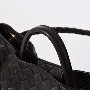 新品同様品 BOTTEGAVENETA ボッテガヴェネタ アンディアーモ ハンドバッグ ショルダーバッグ 766014 イントレチャート 中古 4a006947