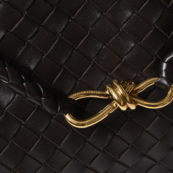 新品同様品 BOTTEGAVENETA ボッテガヴェネタ アンディアーモ ハンドバッグ ショルダーバッグ 766014 イントレチャート 中古 4a006947