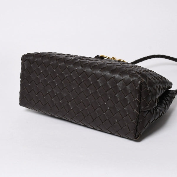 新品同様品 BOTTEGAVENETA ボッテガヴェネタ アンディアーモ ハンドバッグ ショルダーバッグ 766014 イントレチャート 中古 4a006947