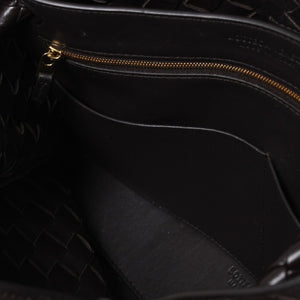新品同様品 BOTTEGAVENETA ボッテガヴェネタ アンディアーモ ハンドバッグ ショルダーバッグ 766014 イントレチャート 中古 4a006947