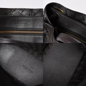 新品同様品 BOTTEGAVENETA ボッテガヴェネタ アンディアーモ ハンドバッグ ショルダーバッグ 766014 イントレチャート 中古 4a006947