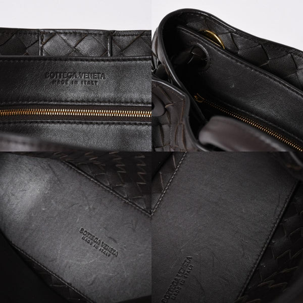 新品同様品 BOTTEGAVENETA ボッテガヴェネタ アンディアーモ ハンドバッグ ショルダーバッグ 766014 イントレチャート 中古 4a006947