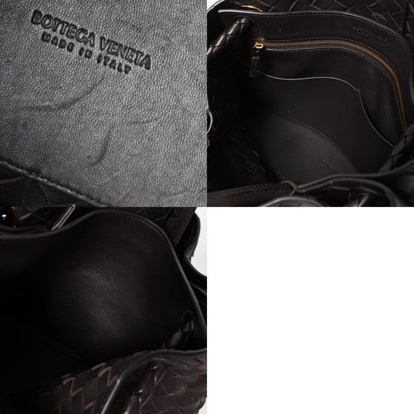 新品同様品 BOTTEGAVENETA ボッテガヴェネタ アンディアーモ ハンドバッグ ショルダーバッグ 766014 イントレチャート 中古 4a006947