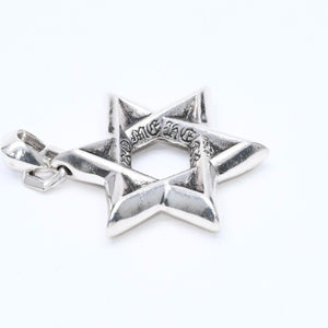 CHROME HEARTS クロムハーツ PENDANT STAR OF DAVID LG ラージ スターオブダビデ ペンダント 重量約33.71g シルバー925 美品 中古 4a007127