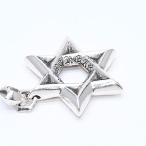 CHROME HEARTS クロムハーツ PENDANT STAR OF DAVID LG ラージ スターオブダビデ ペンダント 重量約33.71g シルバー925 美品 中古 4a007127