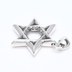 CHROME HEARTS クロムハーツ PENDANT STAR OF DAVID LG ラージ スターオブダビデ ペンダント 重量約33.71g シルバー925 美品 中古 4a007127