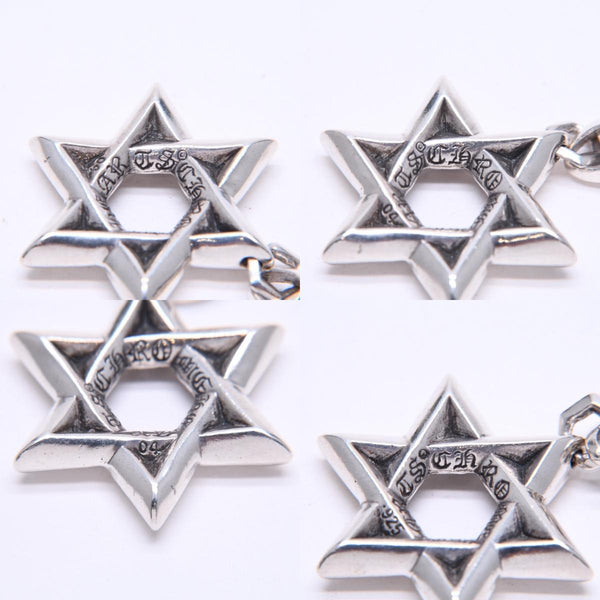 CHROME HEARTS クロムハーツ PENDANT STAR OF DAVID LG ラージ スターオブダビデ ペンダント 重量約33.71g シルバー925 美品 中古 4a007127