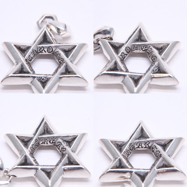 CHROME HEARTS クロムハーツ PENDANT STAR OF DAVID LG ラージ スターオブダビデ ペンダント 重量約33.71g シルバー925 美品 中古 4a007127