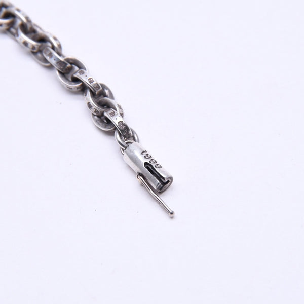 極美品 CHROME HEARTS クロムハーツ PAPER CHAIN 30INCH ペーパーチェーン ネックレス 30インチ 重量約56.01g シルバー925 中古 4a007133