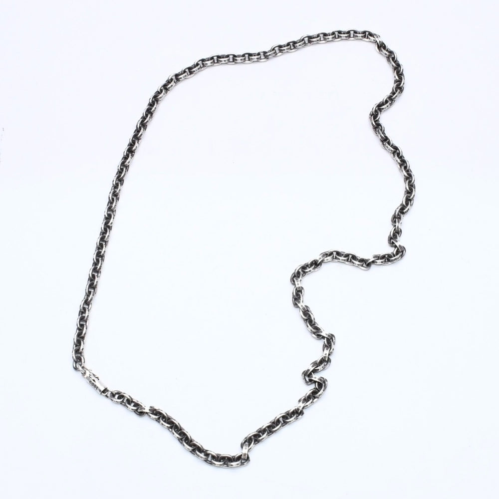 CHROME HEARTS クロムハーツ PAPER CHAIN 24INCH ペーパーチェーン ネックレス 24インチ 重量約44.83g シルバー925 美品 中古 4a007132