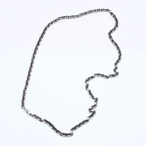 CHROME HEARTS クロムハーツ PAPER CHAIN 24INCH ペーパーチェーン ネックレス 24インチ 重量約44.83g シルバー925 美品 中古 4a007132