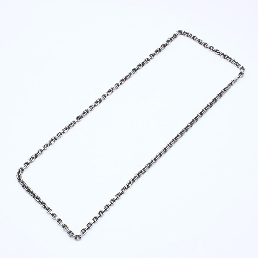 CHROME HEARTS クロムハーツ PAPER CHAIN 24INCH ペーパーチェーン ネックレス 24インチ 重量約44.83g シルバー925 美品 中古 4a007132