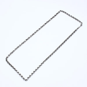 CHROME HEARTS クロムハーツ PAPER CHAIN 24INCH ペーパーチェーン ネックレス 24インチ 重量約44.83g シルバー925 美品 中古 4a007132
