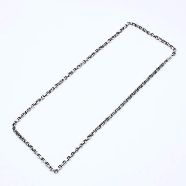 CHROME HEARTS クロムハーツ PAPER CHAIN 24INCH ペーパーチェーン ネックレス 24インチ 重量約44.83g シルバー925 美品 中古 4a007132