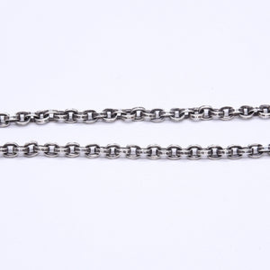 CHROME HEARTS クロムハーツ PAPER CHAIN 24INCH ペーパーチェーン ネックレス 24インチ 重量約44.83g シルバー925 美品 中古 4a007132