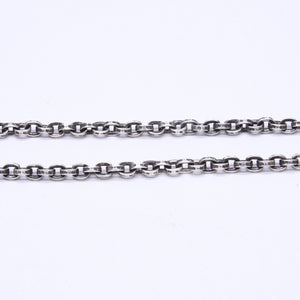 CHROME HEARTS クロムハーツ PAPER CHAIN 24INCH ペーパーチェーン ネックレス 24インチ 重量約44.83g シルバー925 美品 中古 4a007132