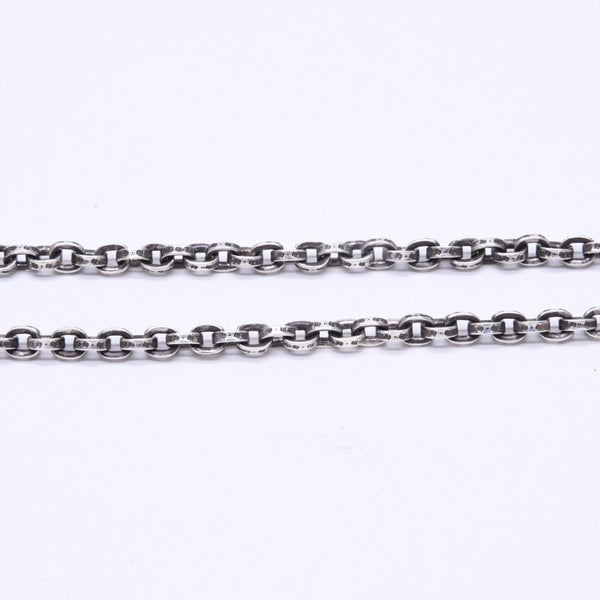 CHROME HEARTS クロムハーツ PAPER CHAIN 24INCH ペーパーチェーン ネックレス 24インチ 重量約44.83g シルバー925 美品 中古 4a007132