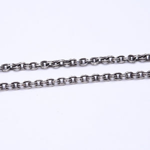 CHROME HEARTS クロムハーツ PAPER CHAIN 24INCH ペーパーチェーン ネックレス 24インチ 重量約44.83g シルバー925 美品 中古 4a007132