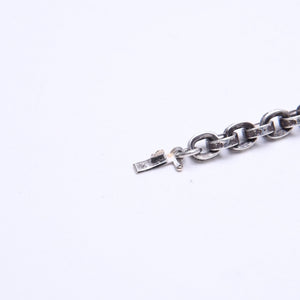 CHROME HEARTS クロムハーツ PAPER CHAIN 24INCH ペーパーチェーン ネックレス 24インチ 重量約44.83g シルバー925 美品 中古 4a007132