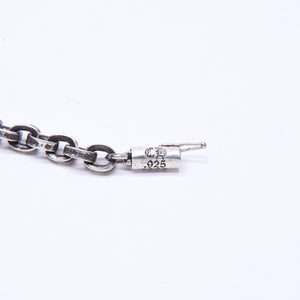 CHROME HEARTS クロムハーツ PAPER CHAIN 24INCH ペーパーチェーン ネックレス 24インチ 重量約44.83g シルバー925 美品 中古 4a007132