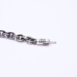 CHROME HEARTS クロムハーツ PAPER CHAIN 24INCH ペーパーチェーン ネックレス 24インチ 重量約44.83g シルバー925 美品 中古 4a007132
