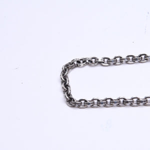 極美品 CHROME HEARTS クロムハーツ PAPER CHAIN 30INCH ペーパーチェーン ネックレス 30インチ 重量約56.01g シルバー925 中古 4a007133
