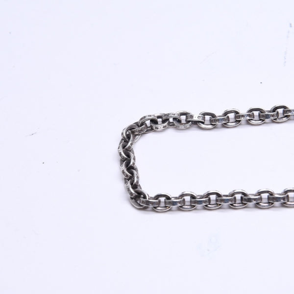 極美品 CHROME HEARTS クロムハーツ PAPER CHAIN 30INCH ペーパーチェーン ネックレス 30インチ 重量約56.01g シルバー925 中古 4a007133