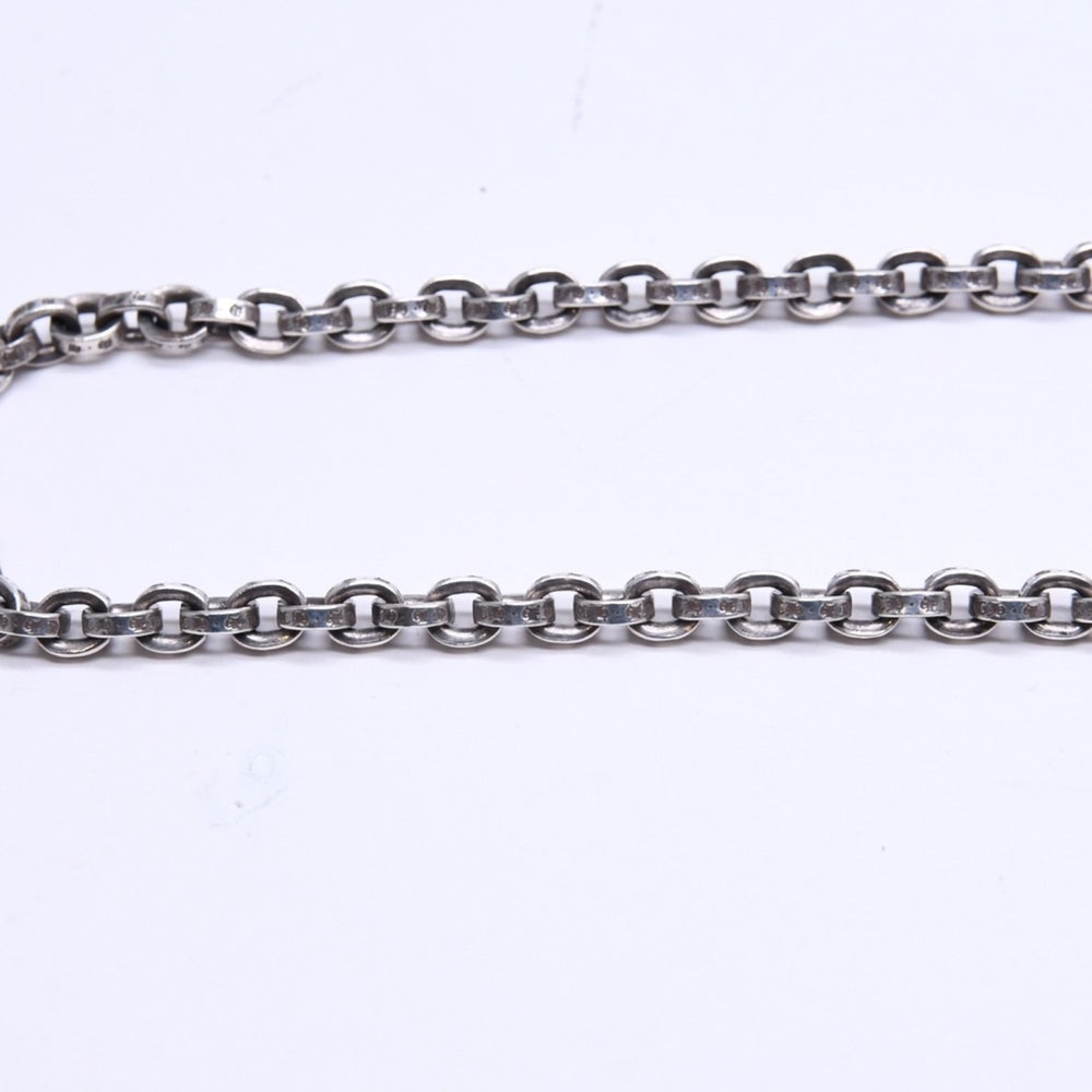 極美品 CHROME HEARTS クロムハーツ PAPER CHAIN 30INCH ペーパーチェーン ネックレス 30インチ 重量約56.01g シルバー925 中古 4a007133