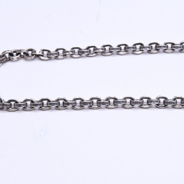 極美品 CHROME HEARTS クロムハーツ PAPER CHAIN 30INCH ペーパーチェーン ネックレス 30インチ 重量約56.01g シルバー925 中古 4a007133