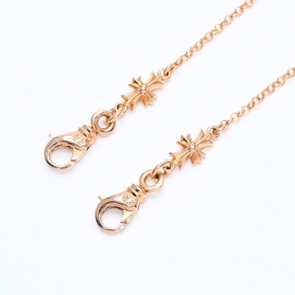 新品同様 CHROME HEARTS クロムハーツ 22K MASK ROLL-CHAIN 2 CLIP 22K マスク ロールチェーン 2クリップ マスクホルダー 重量22.37g 中古 4b012146