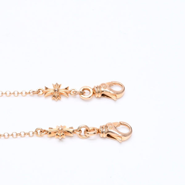 新品同様 CHROME HEARTS クロムハーツ 22K MASK ROLL-CHAIN 2 CLIP 22K マスク ロールチェーン 2クリップ マスクホルダー 重量22.37g 中古 4b012146