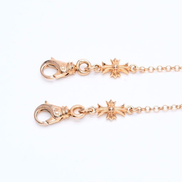 新品同様 CHROME HEARTS クロムハーツ 22K MASK ROLL-CHAIN 2 CLIP 22K マスク ロールチェーン 2クリップ マスクホルダー 重量22.37g 中古 4b012146