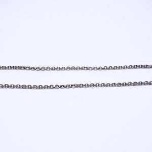 極美品 CHROME HEARTS クロムハーツ PAPER CHAIN 30INCH ペーパーチェーン ネックレス 30インチ 重量約56.01g シルバー925 中古 4a007133