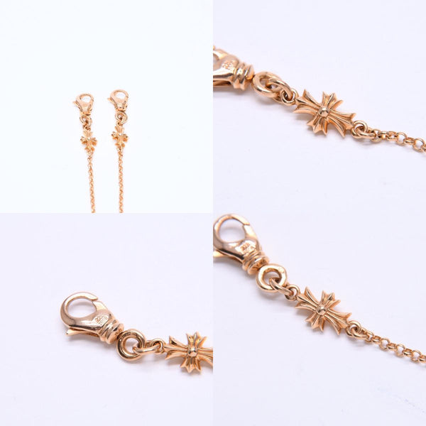 新品同様 CHROME HEARTS クロムハーツ 22K MASK ROLL-CHAIN 2 CLIP 22K マスク ロールチェーン 2クリップ マスクホルダー 重量22.37g 中古 4b012146
