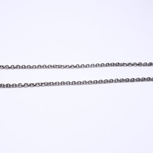 極美品 CHROME HEARTS クロムハーツ PAPER CHAIN 30INCH ペーパーチェーン ネックレス 30インチ 重量約56.01g シルバー925 中古 4a007133