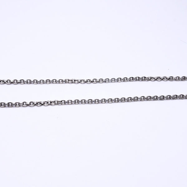 極美品 CHROME HEARTS クロムハーツ PAPER CHAIN 30INCH ペーパーチェーン ネックレス 30インチ 重量約56.01g シルバー925 中古 4a007133