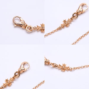 新品同様 CHROME HEARTS クロムハーツ 22K MASK ROLL-CHAIN 2 CLIP 22K マスク ロールチェーン 2クリップ マスクホルダー 重量22.37g 中古 4b012146